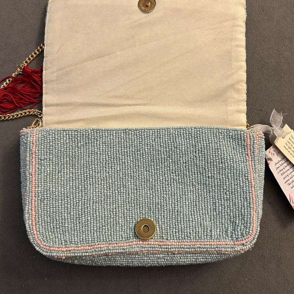 NWT VIRAL Beaded Tomato Crossbody Bag - Picture 8 of 9